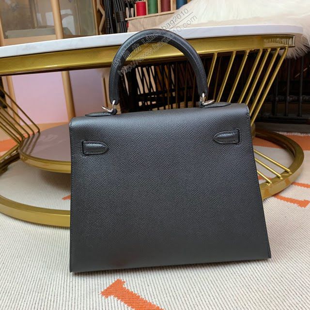 Hermes女包 愛馬仕Kelly 25cm 原版進口epsom 全手工 Hermes凱莉包 Hermes手提女包  am1876